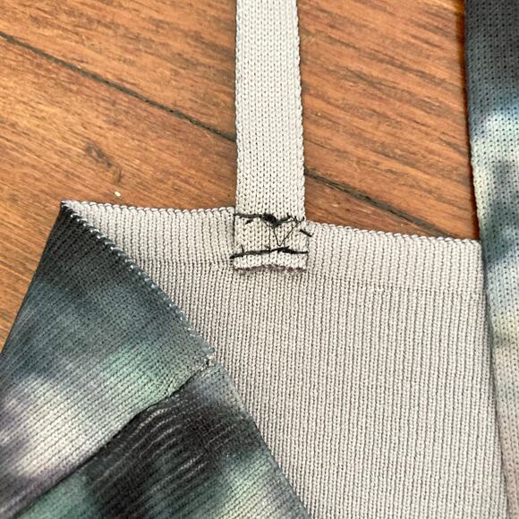 Zara Gray Tie Dye Bodycon Midi Dress - Picture 4 of 6